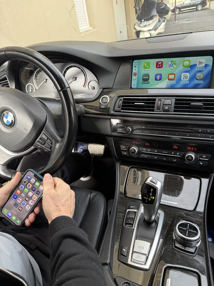 BMW Série 5 F10 : Ajout de CarPlay / Android Auto sur écran d'origine