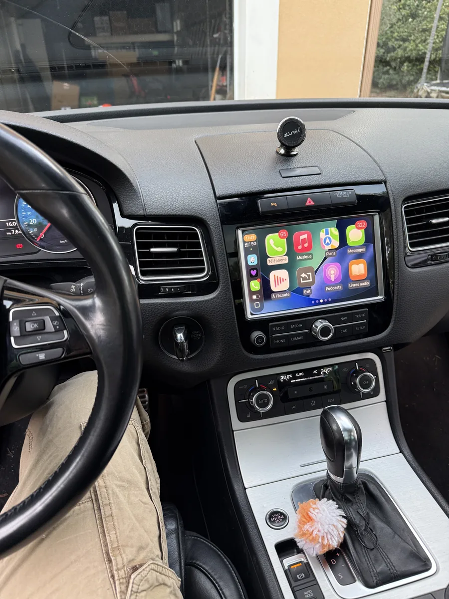 Volkswagen Touareg : Ajout de CarPlay / Android Auto sur écran d'origine